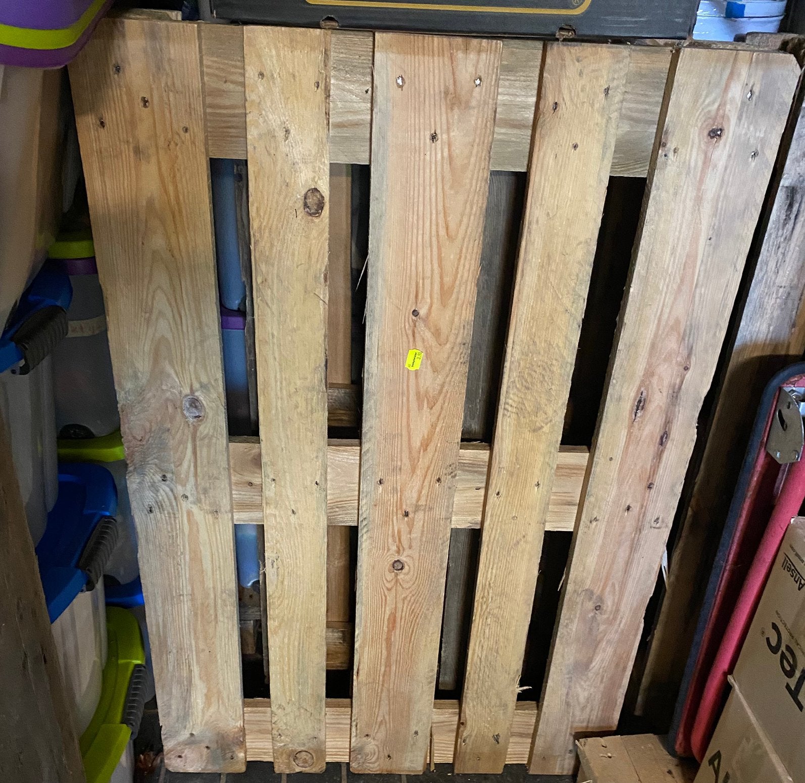 6 st. EPAL / euro pallets, houten pallets, planken, Ophalen, Gebruikt, Minder dan 25 mm, Pallet