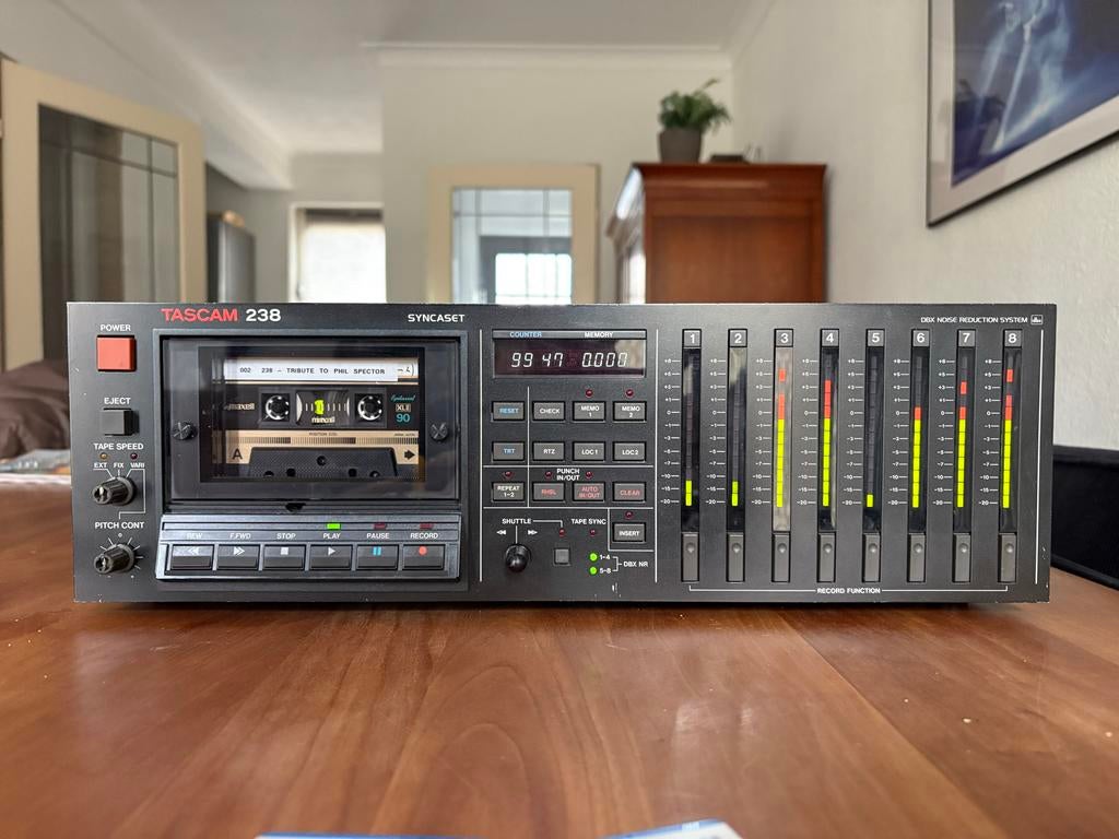 TASCAM 238 Syncaset - 8-sporen recorder, Audio, Tv en Foto, Cassettedecks, Enkel, Overige merken, Ophalen