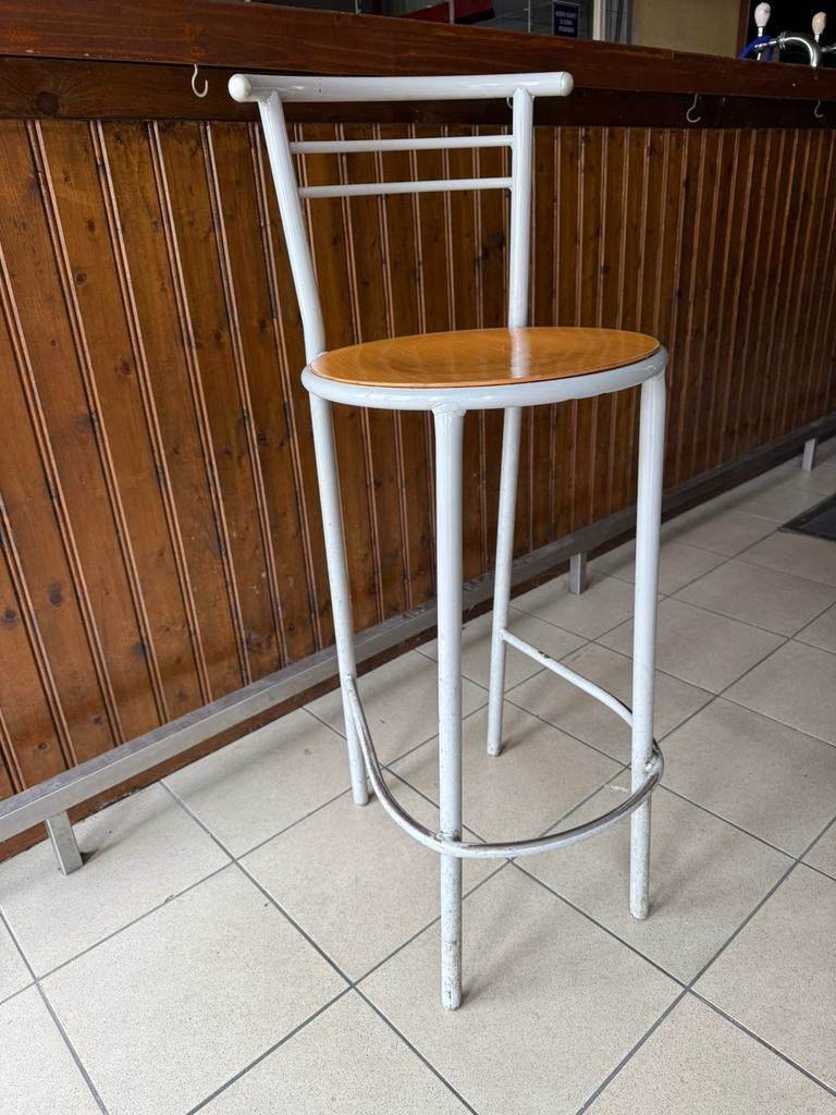 Stevige barkrukken, Huis en Inrichting, Barkrukken, Ophalen, Met voetsteun, 90 cm of meer, Metaal