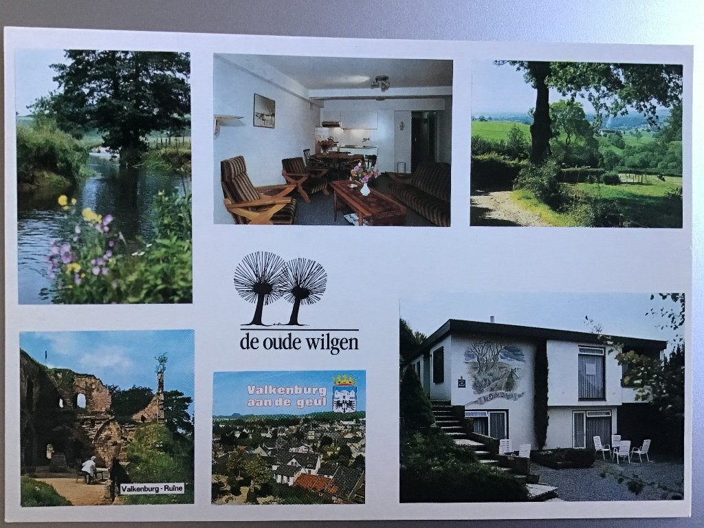 Valkenburg Vakantieappartementen De Oude Wilgen Ansichtkaart, Ophalen of Verzenden, 1960 tot 1980, Ongelopen, Limburg
