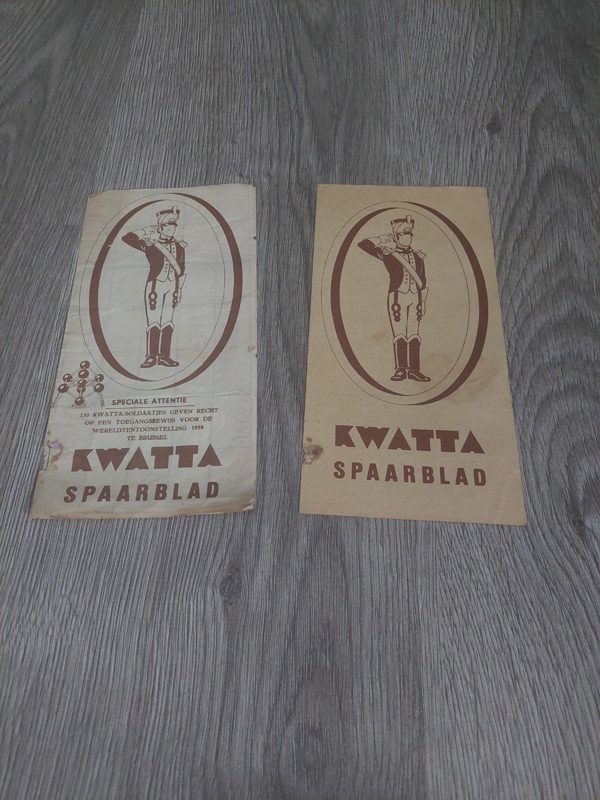vintage KWATTA spaarzegel boekjes  1958, Verzenden, Gebruikt, Verpakking