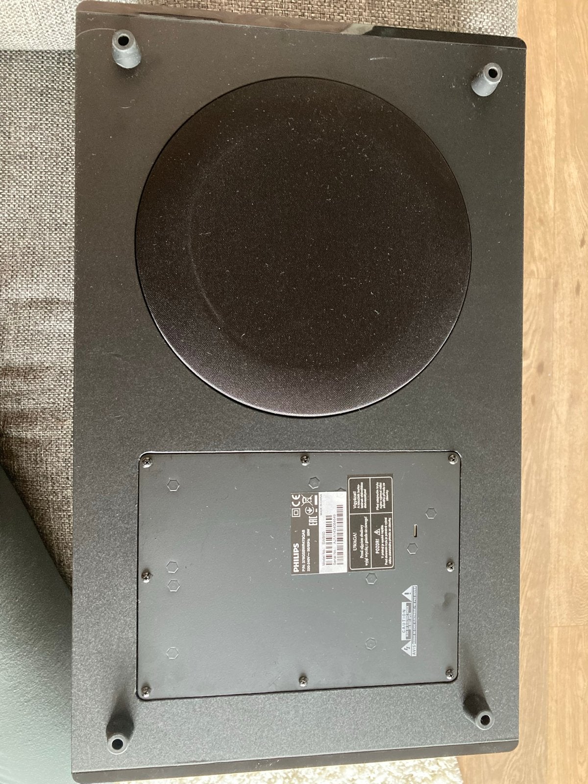 Philips SWB50 Subwoofer - 2 stuks, Ophalen, Philips, Gebruikt, Subwoofer