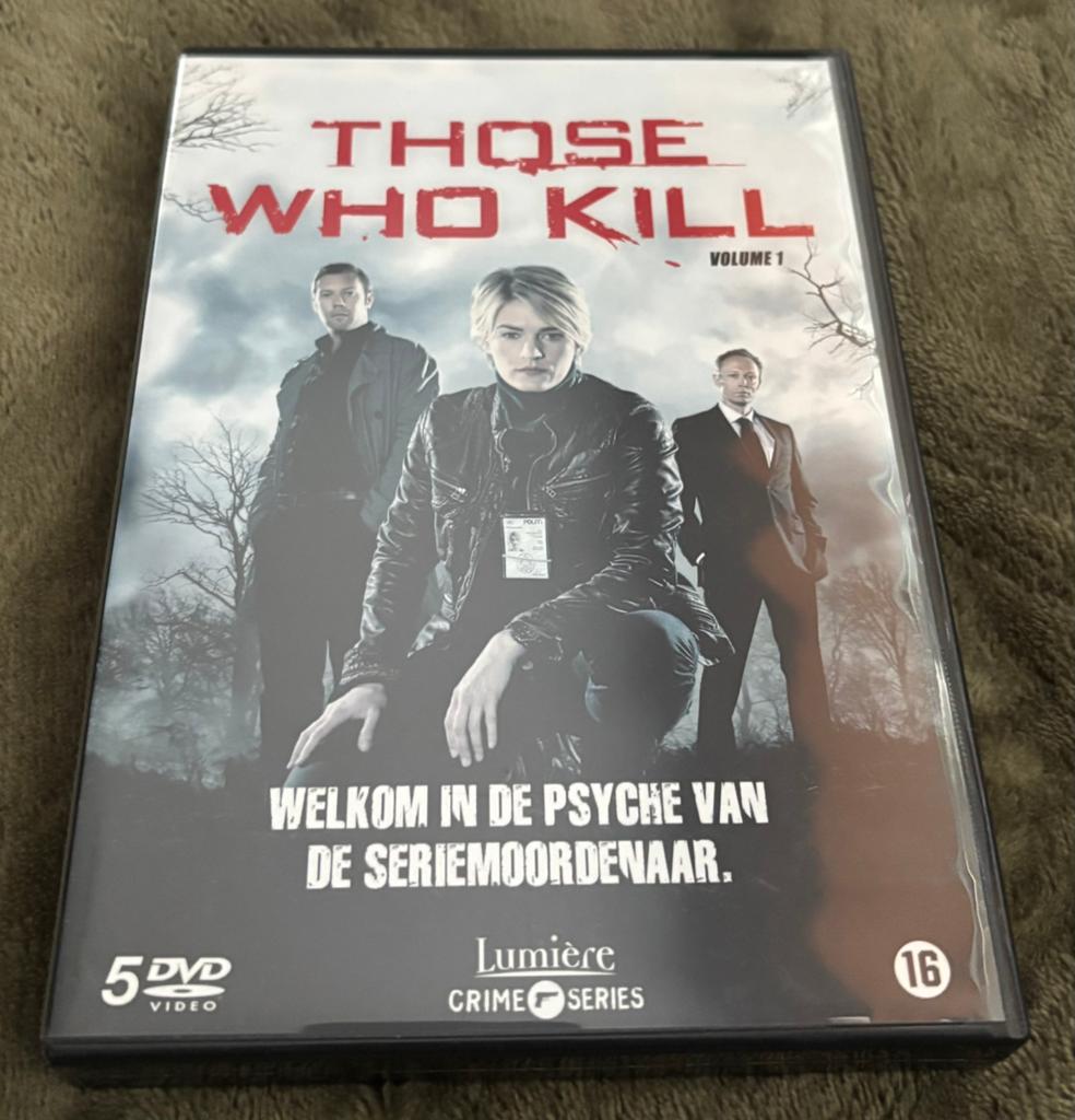 Those Who Kill Seizoen 1 op DVD. Compleet en netjes, Cd's en Dvd's, Vanaf 16 jaar, Ophalen of Verzenden, Zo goed als nieuw