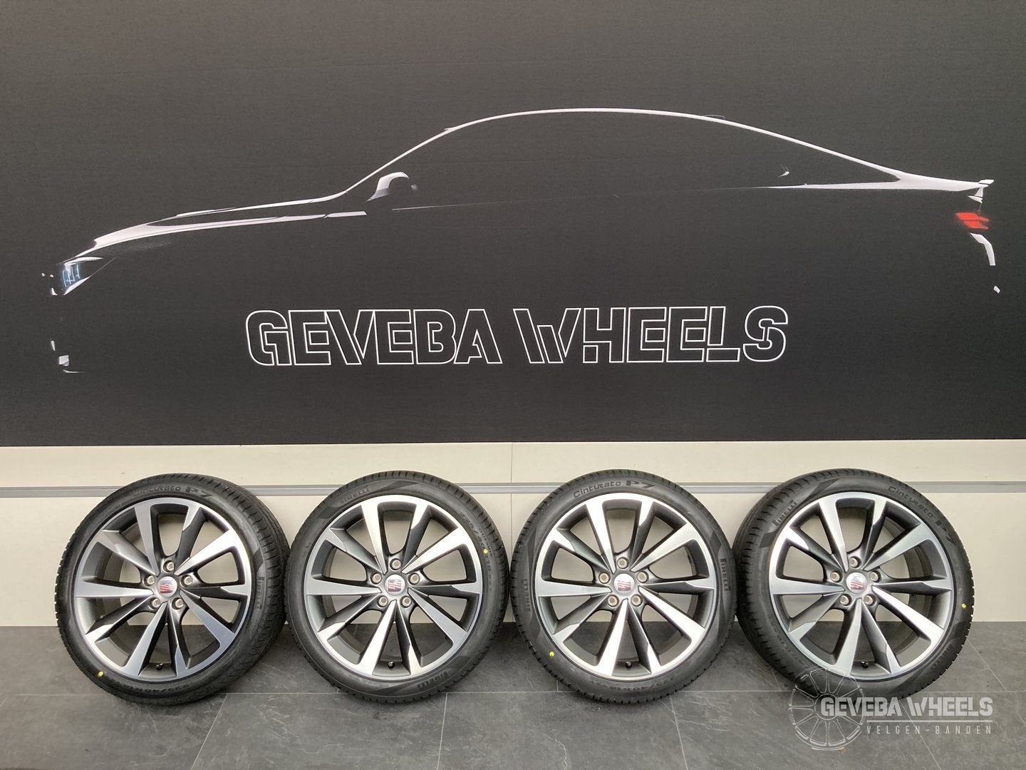 18” originele Seat Leon Cupra Leon velgen + banden 5x112 5FA, 18 inch, Gebruikt, -, -