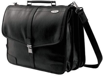 Samsonite Aktentas laptoptas ++ NIEUW met label!, Zwart, Nieuw, Leer, Ophalen