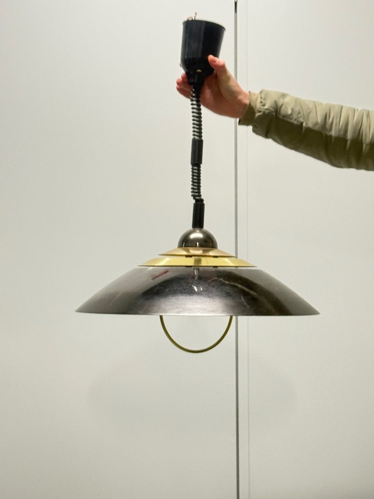 Vintage Space Age hanglamp – jaren 70 design lamp, Huis en Inrichting, Lampen | Hanglampen, Overige fittingen, Ophalen of Verzenden