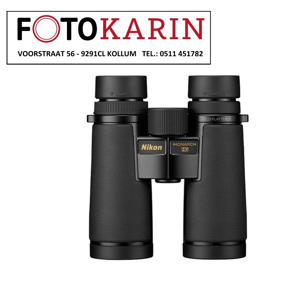 Nikon Monarch HG 8x42 verrekijker | nieuw |Foto Karin Kollum, Dakkant (recht), Nieuw, Ophalen of Verzenden, Met hoes of tas