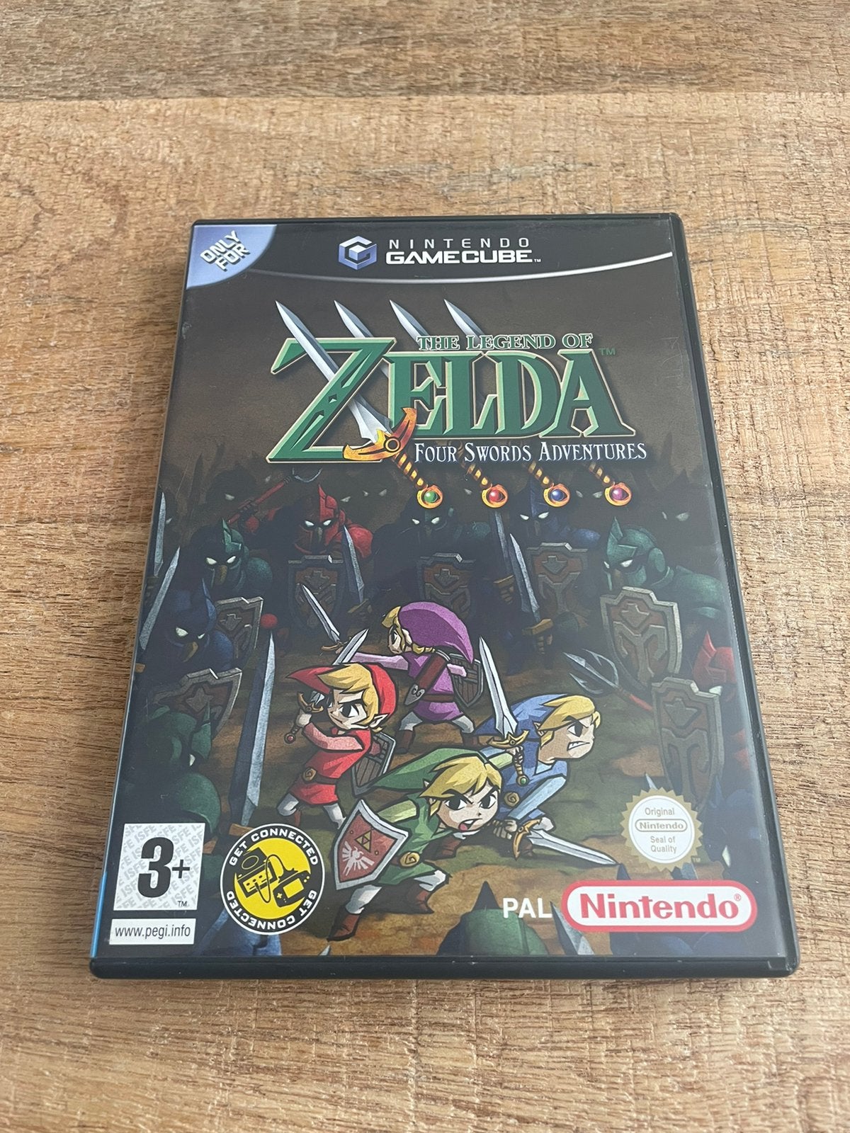 Zelda Four Swords Adventure, Spelcomputers en Games, Games | Nintendo GameCube, Avontuur en Actie, Ophalen of Verzenden, Zo goed als nieuw
