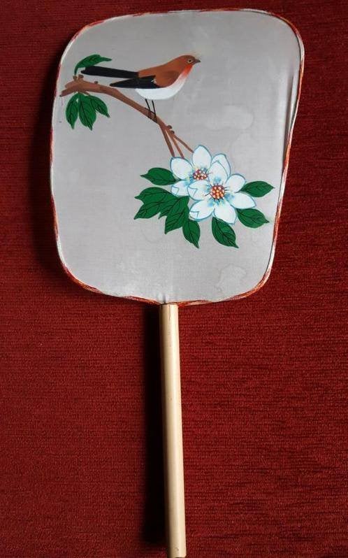Waaier  (Wanddecoratie) Bamboe, Ophalen of Verzenden, Zo goed als nieuw
