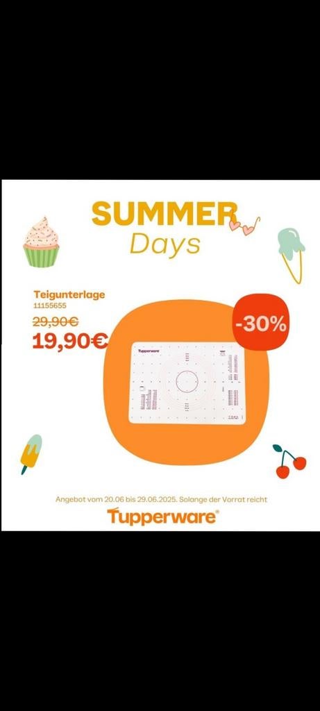 Nieuwe Tupperware Placemat - 2 Kleuren Beschikbaar, Ophalen of Verzenden, Nieuw, Overige typen