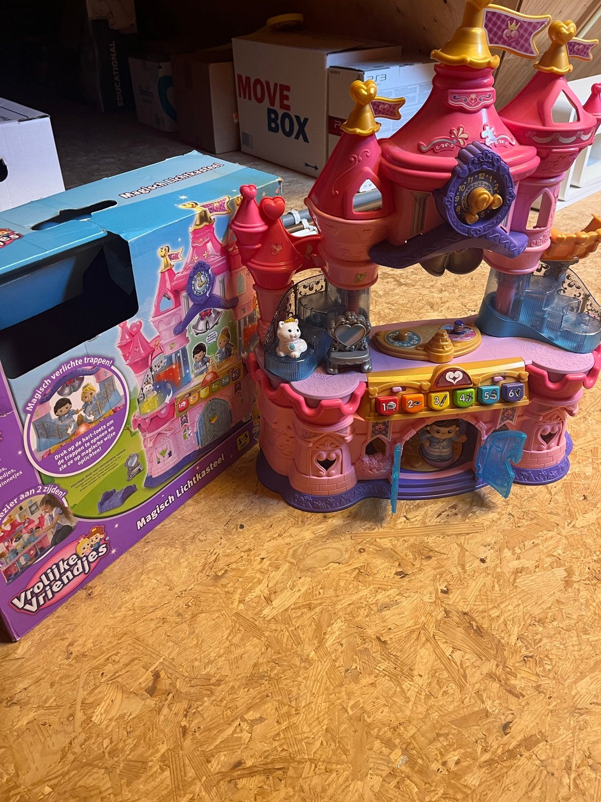VTech Vrolijke Vriendjes Magisch Lichtkasteel, Ophalen of Verzenden, Gebruikt, Meisje
