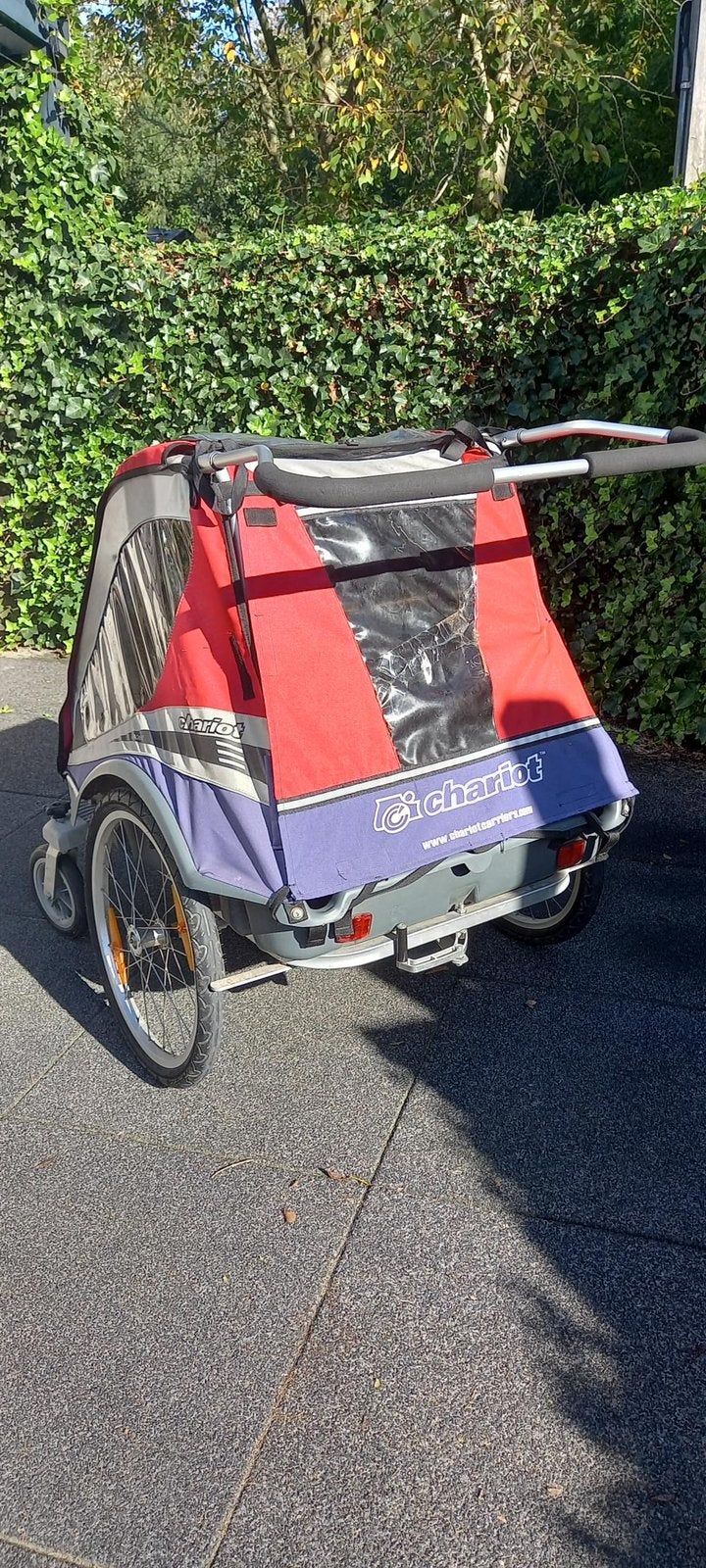 Chariot fietskar, Fietsen en Brommers, Gebruikt, Opvouwbaar, Ophalen of Verzenden, Kinderkar