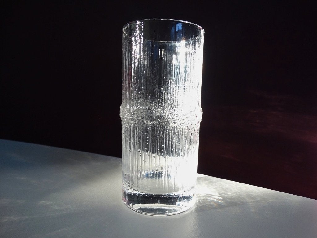 Iittala Niva glas – Tapio Wirkkala – Finland, Ophalen of Verzenden, Zo goed als nieuw, Waterglas