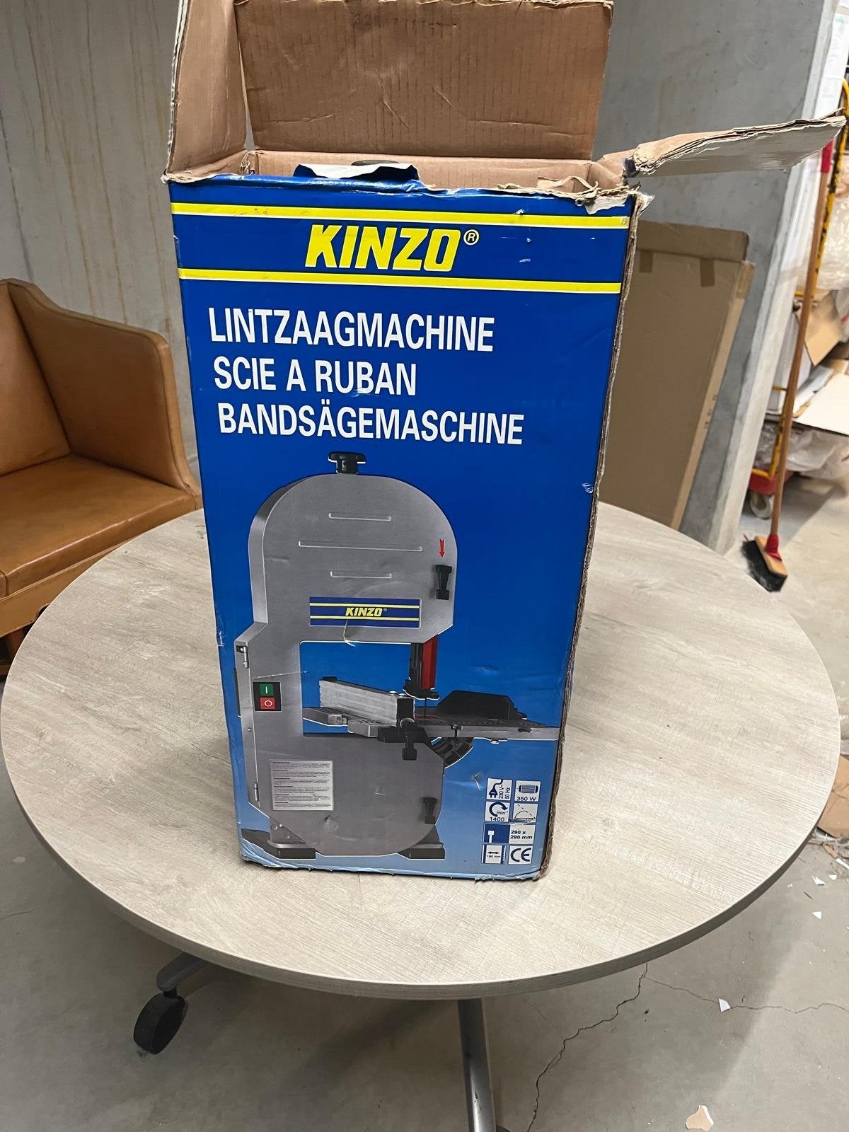Kinzo Lintzaagmachine, Verzenden, Nieuw, 30 tot 70 mm, Lintzaag