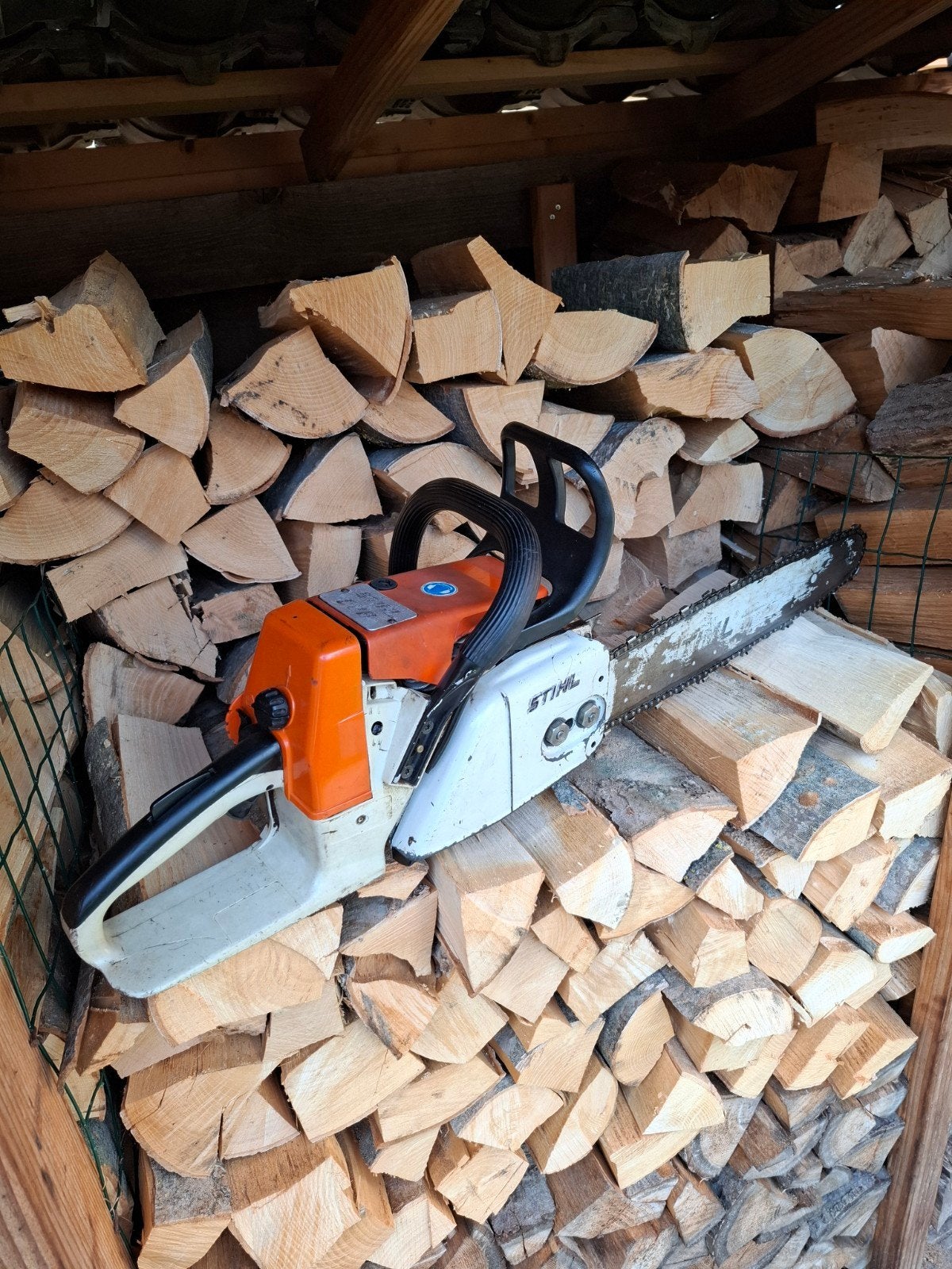 stihl 026 'red lever' kettingzaag, Minder dan 3 m³, Ophalen of Verzenden