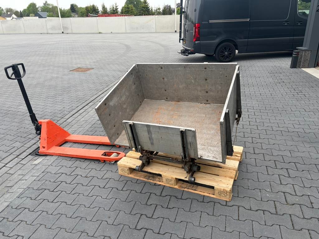 Bocker lift verhuisbak met slede, 100 liter of meer, Ophalen, Zo goed als nieuw, Transportkar