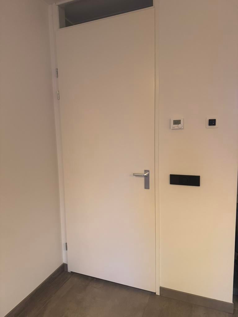 Opdekdeur 232x90,5 / 230,5x88 cm incl. beslag en paumelles, Ophalen, Zo goed als nieuw, Binnendeur, 215 cm of meer
