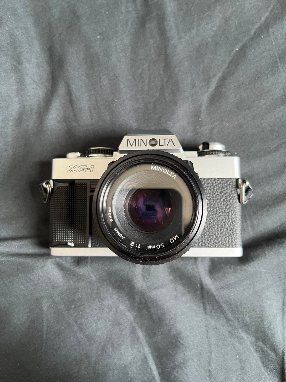 Minolta XG-1 filmcamera, Audio, Tv en Foto, Fotocamera's Analoog, Ophalen of Verzenden, Gebruikt, Spiegelreflex, Minolta