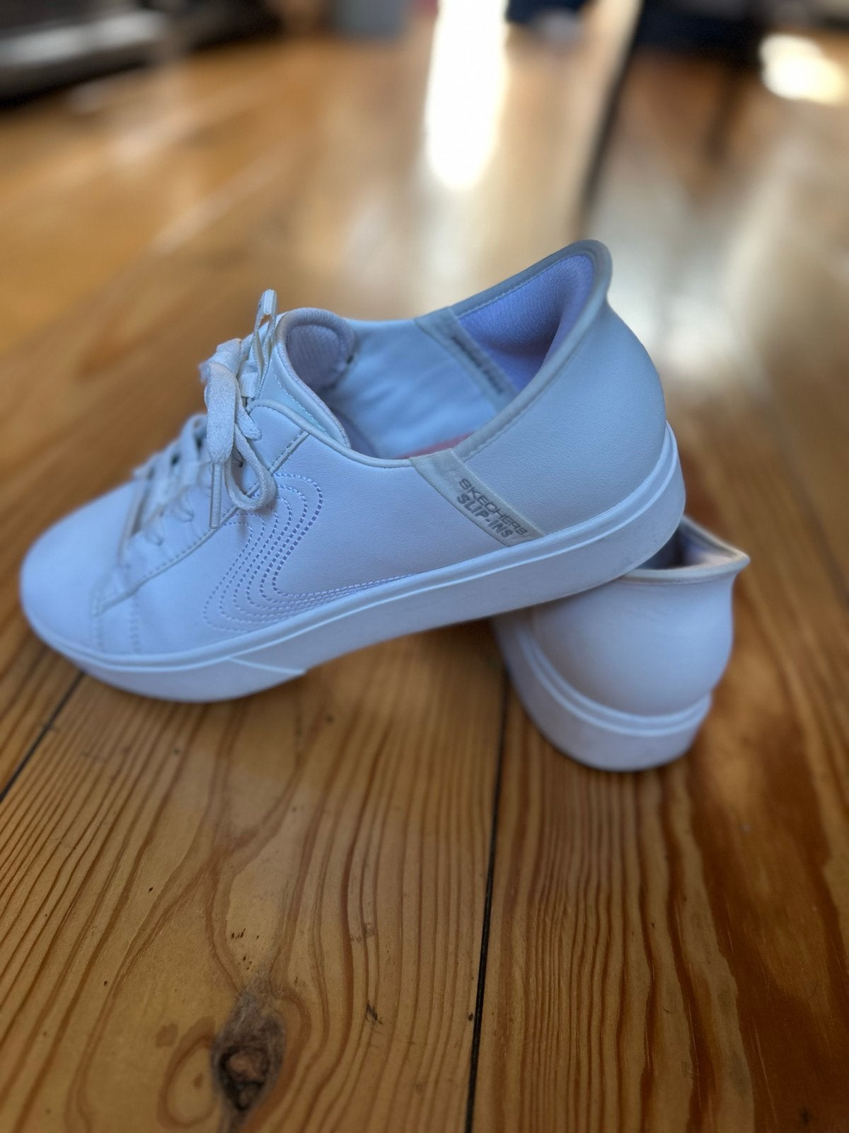Skechers Slip-ins schoenen maat 39, Wit, Ophalen of Verzenden, Sneakers of Gympen, Zo goed als nieuw