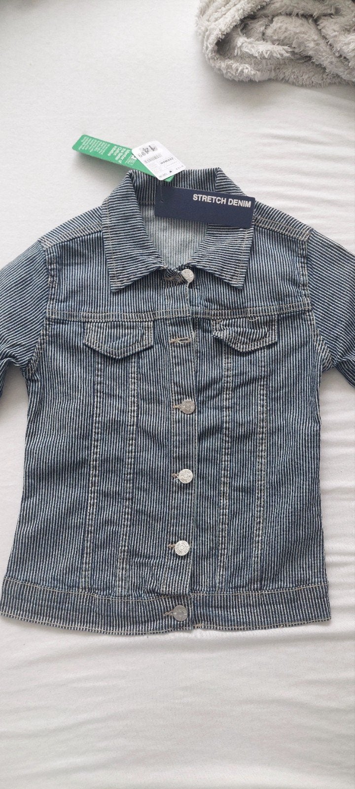 Gestreepte spijkerjas - Stretch Denim, Ophalen of Verzenden, Nieuw