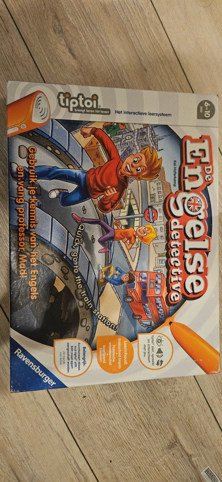 Tiptoi De Engelse Detective - Interactief Leersysteem, Ophalen of Verzenden, Gebruikt, Taal en Lezen