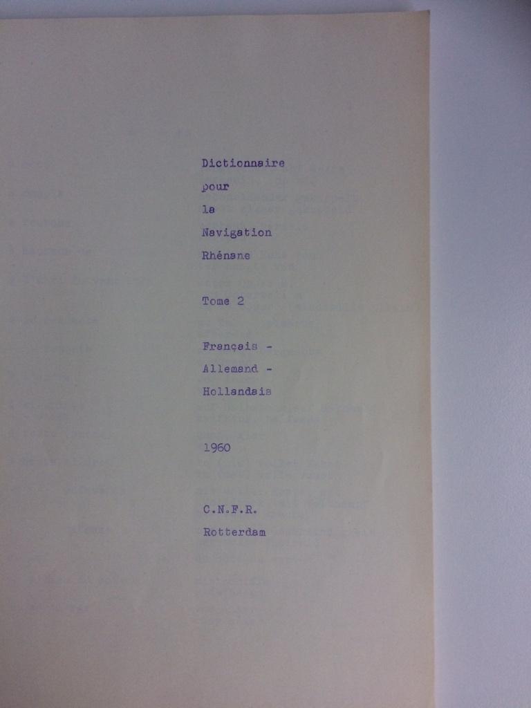 Woordenlijst Scheepvaarttermen in Nederlands Frans Duits, Ophalen of Verzenden, Gelezen, Overige uitgevers, Overige talen