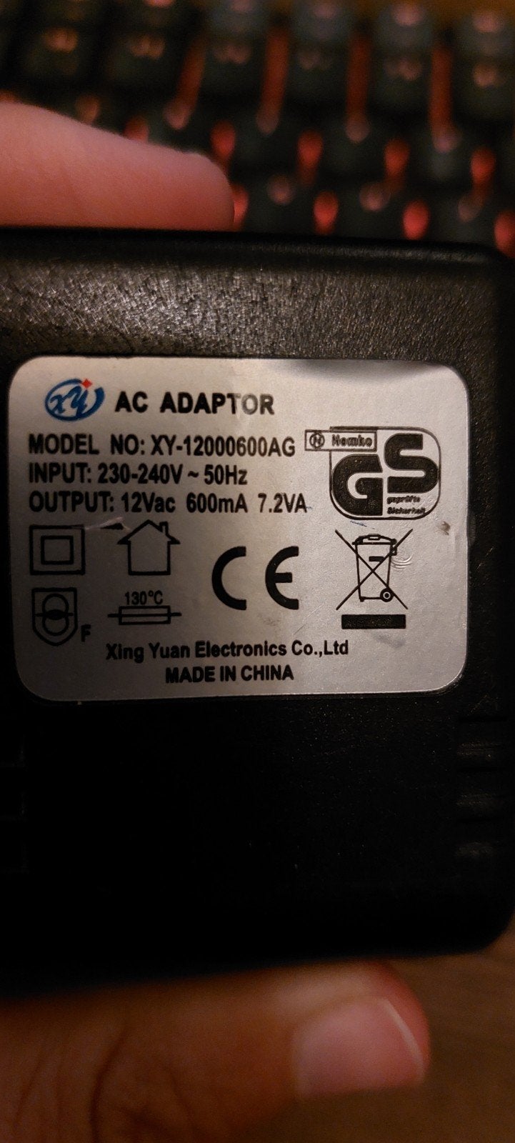 ac adapter, onbekend waarvan, Ophalen of Verzenden