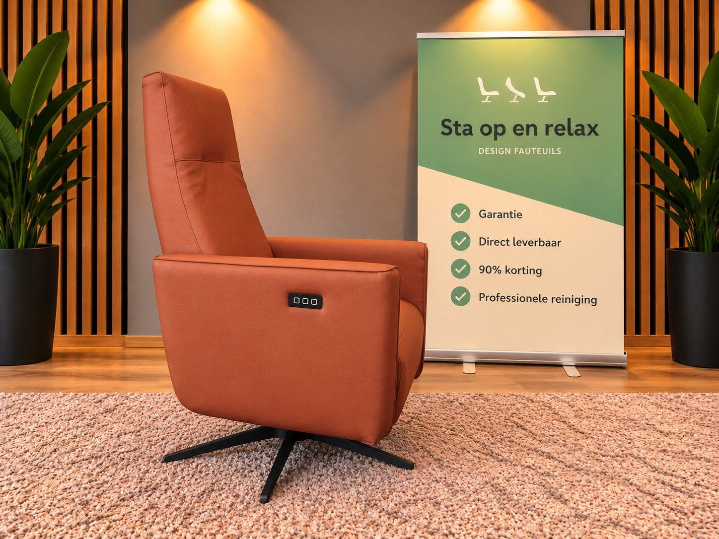 Sta op relax fauteuil De toekomst ZGAN Extra luxe op accu 🔋, Ophalen of Verzenden, Zo goed als nieuw, Staopenrelax@gmail.com