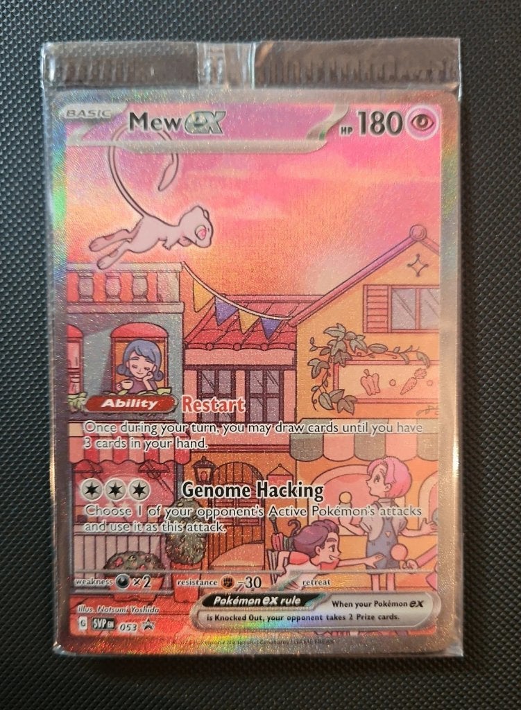 pokemon black star upc promo mew svp 053 sealed, Ophalen of Verzenden, Zo goed als nieuw, Losse kaart, Foil