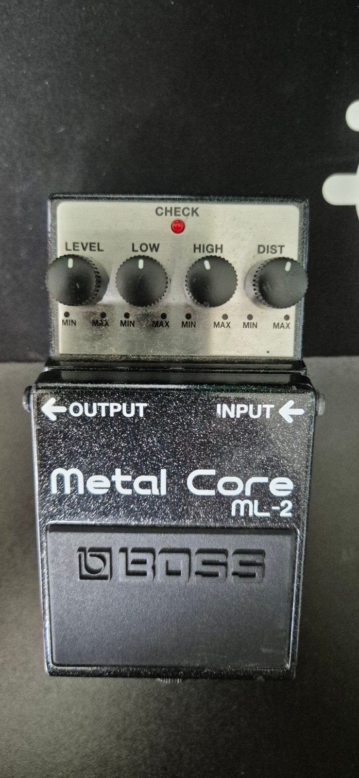 Boss ML-2 Metal Core Pedaal, Ophalen of Verzenden, Zo goed als nieuw, Distortion, Overdrive of Fuzz