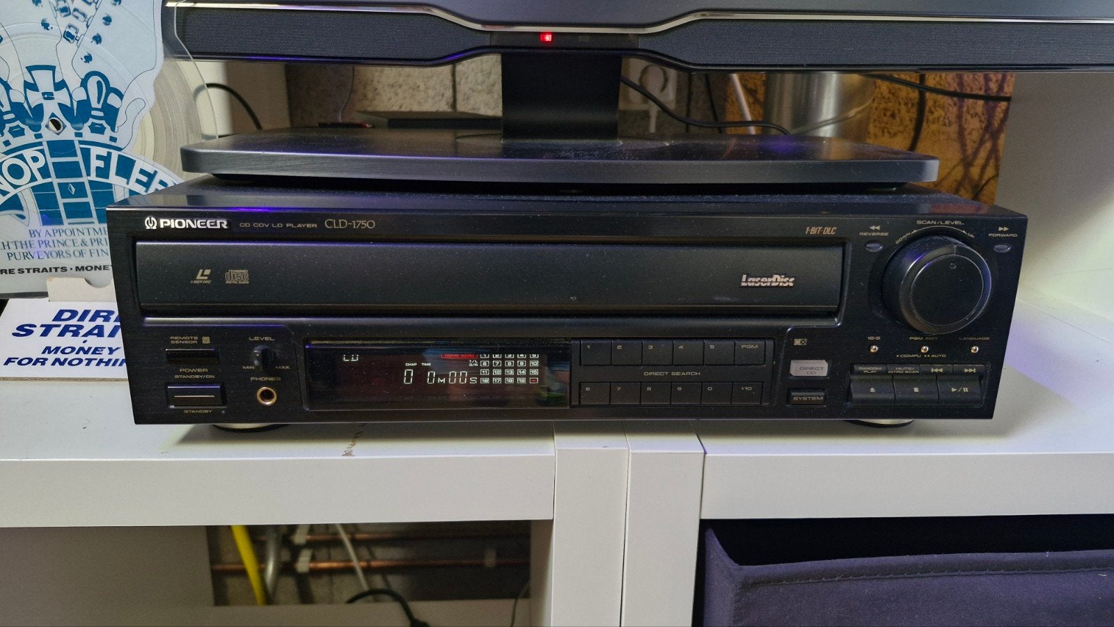 Pioneer cld 1750 laserdisc player, Ophalen, Zo goed als nieuw, Overige typen