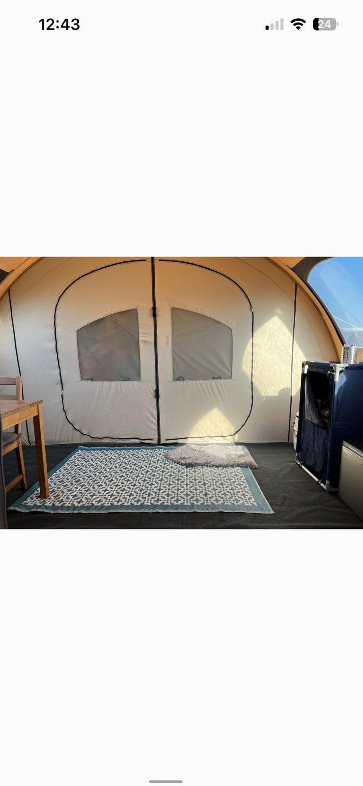 Vlieland stortemelk last minute va 14 aug, Caravans en Kamperen, Ophalen, Zo goed als nieuw, Tot en met 4
