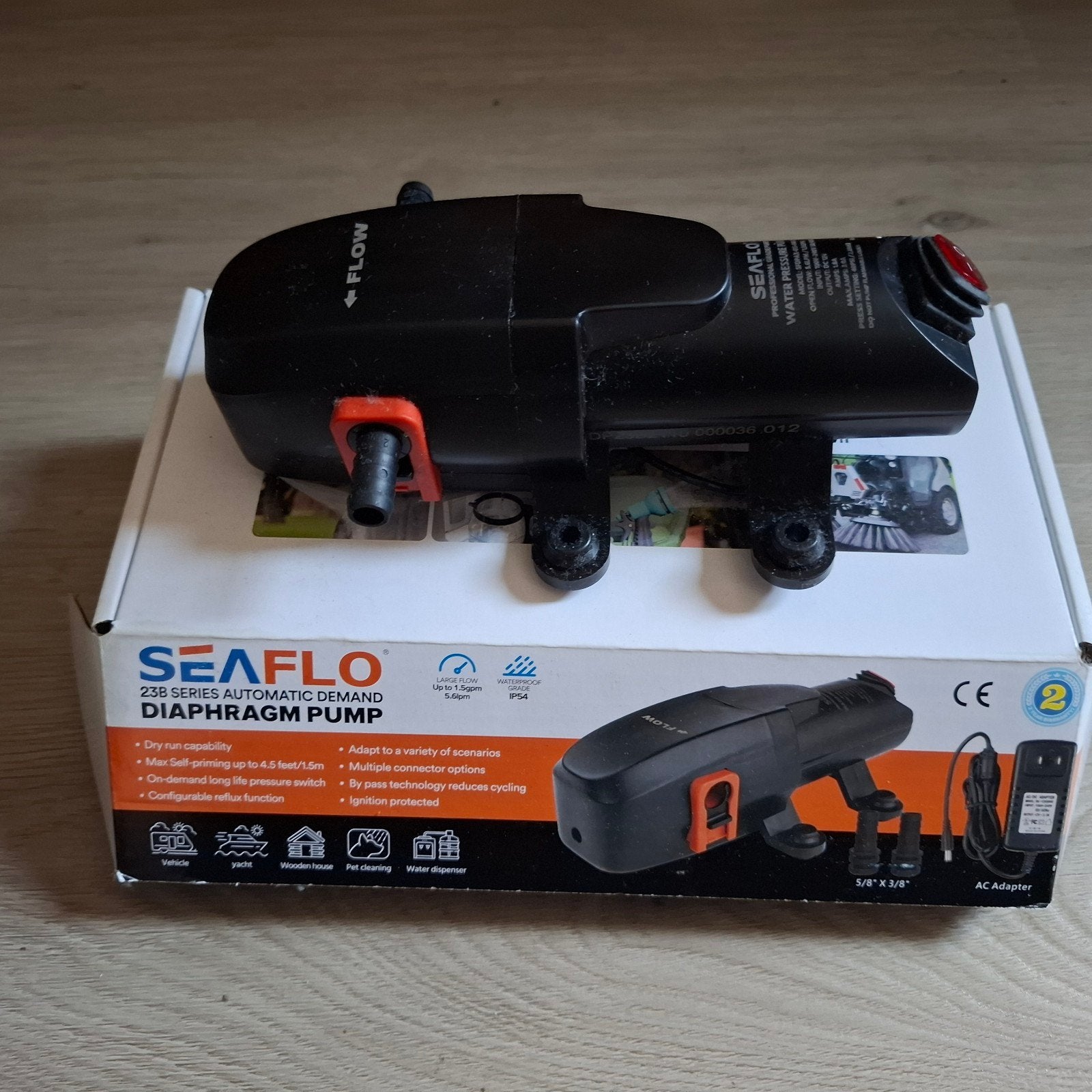 SEAFLO 23B Serie Automatische Membraanpomp, Ophalen, Nieuw, Elektrisch, Overige typen