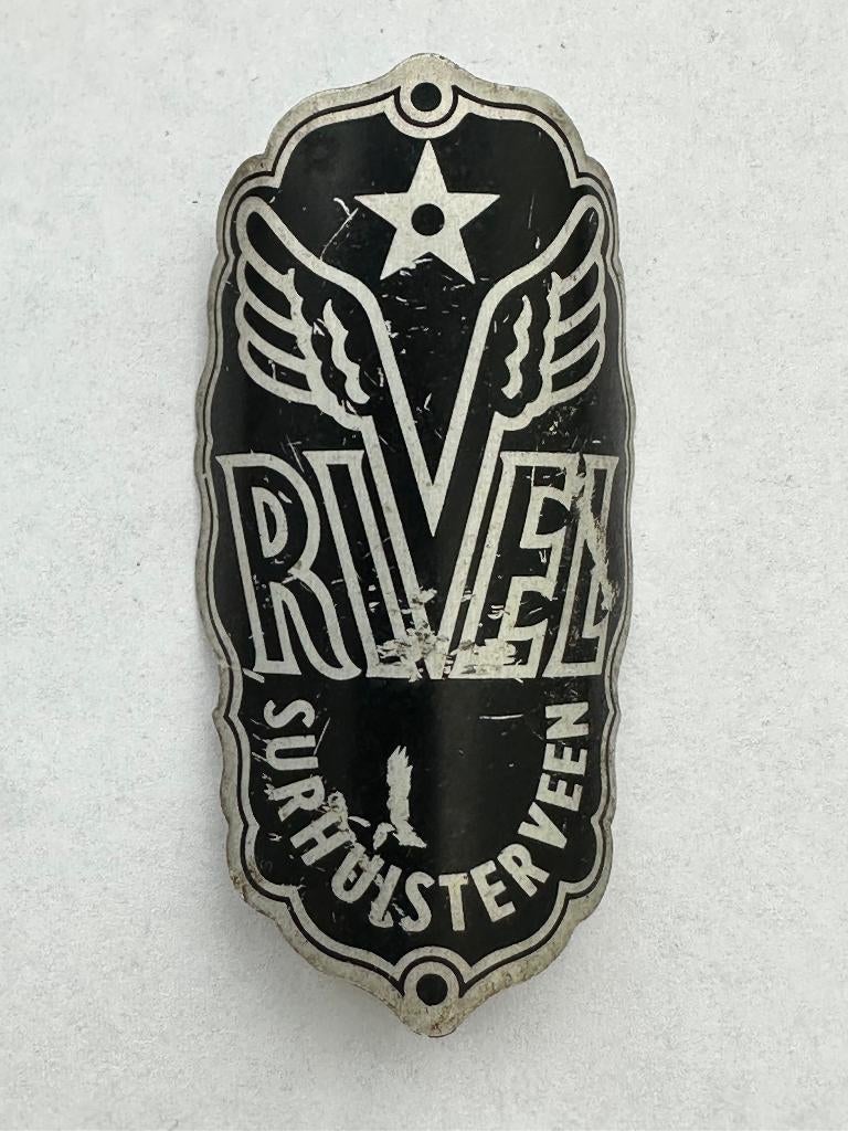 Oud Rivel Surhulsterveen balhoofdplaatje. Balhoofd plaatje., Verzamelen, Ophalen of Verzenden, Gebruikt, Overige typen
