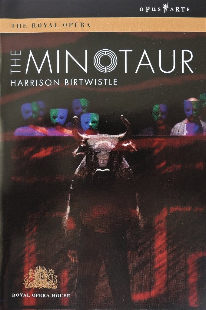 Dubbel DVD - The Minotaur /Birtwistle - Royal Opera/ Pappano, Opera of Operette, Modernisme tot heden, Ophalen of Verzenden, Zo goed als nieuw