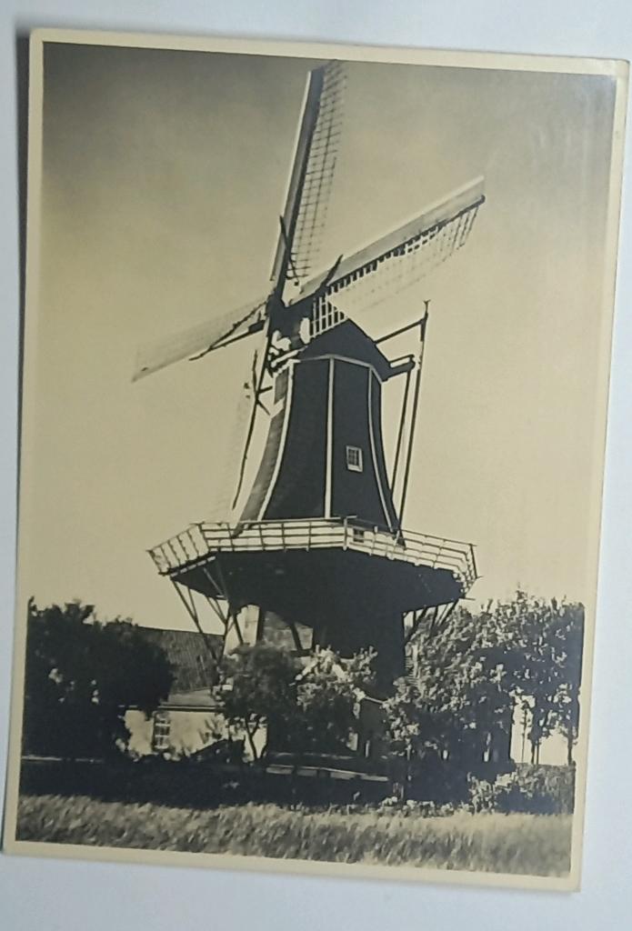 Wedde ( Gr. ) korenmolen Molen Hinrichs verdwenen 1948, Verzamelen, Verzenden, 1940 tot 1960, Ongelopen, Groningen