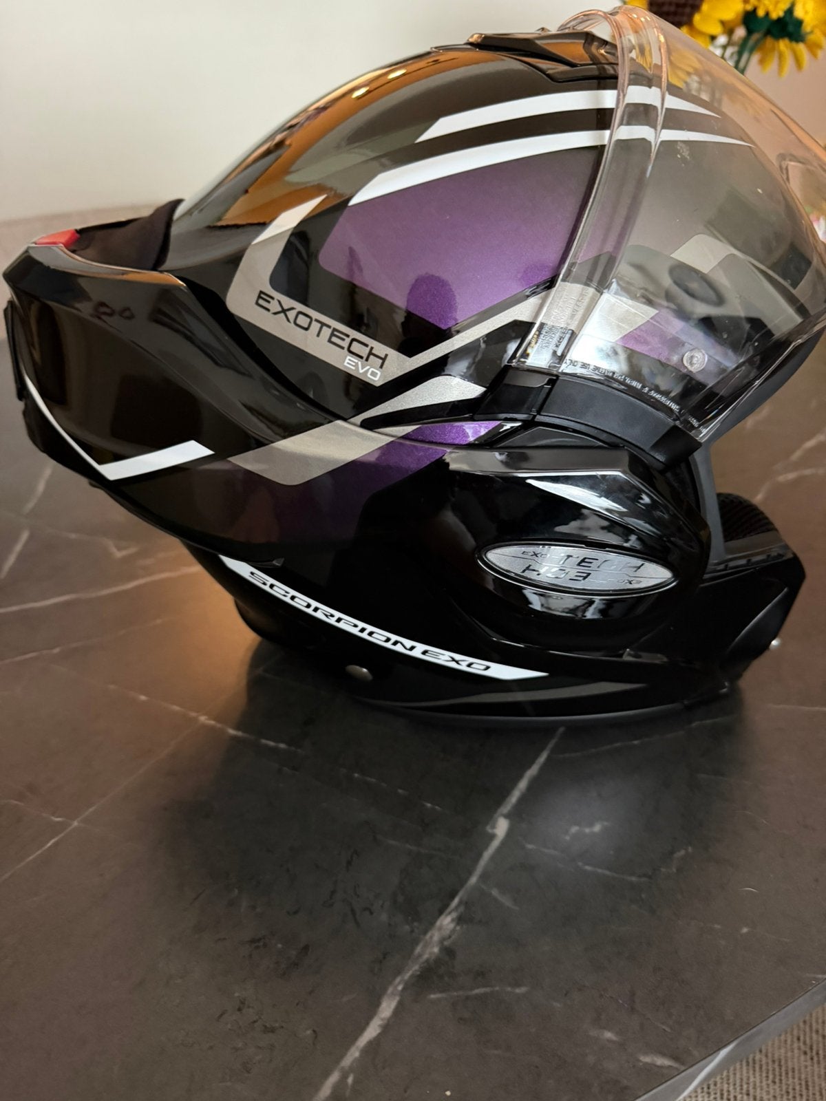 Scorpion exo motorhelm maat L, Ophalen, Tweedehands, Integraalhelm, Overige merken