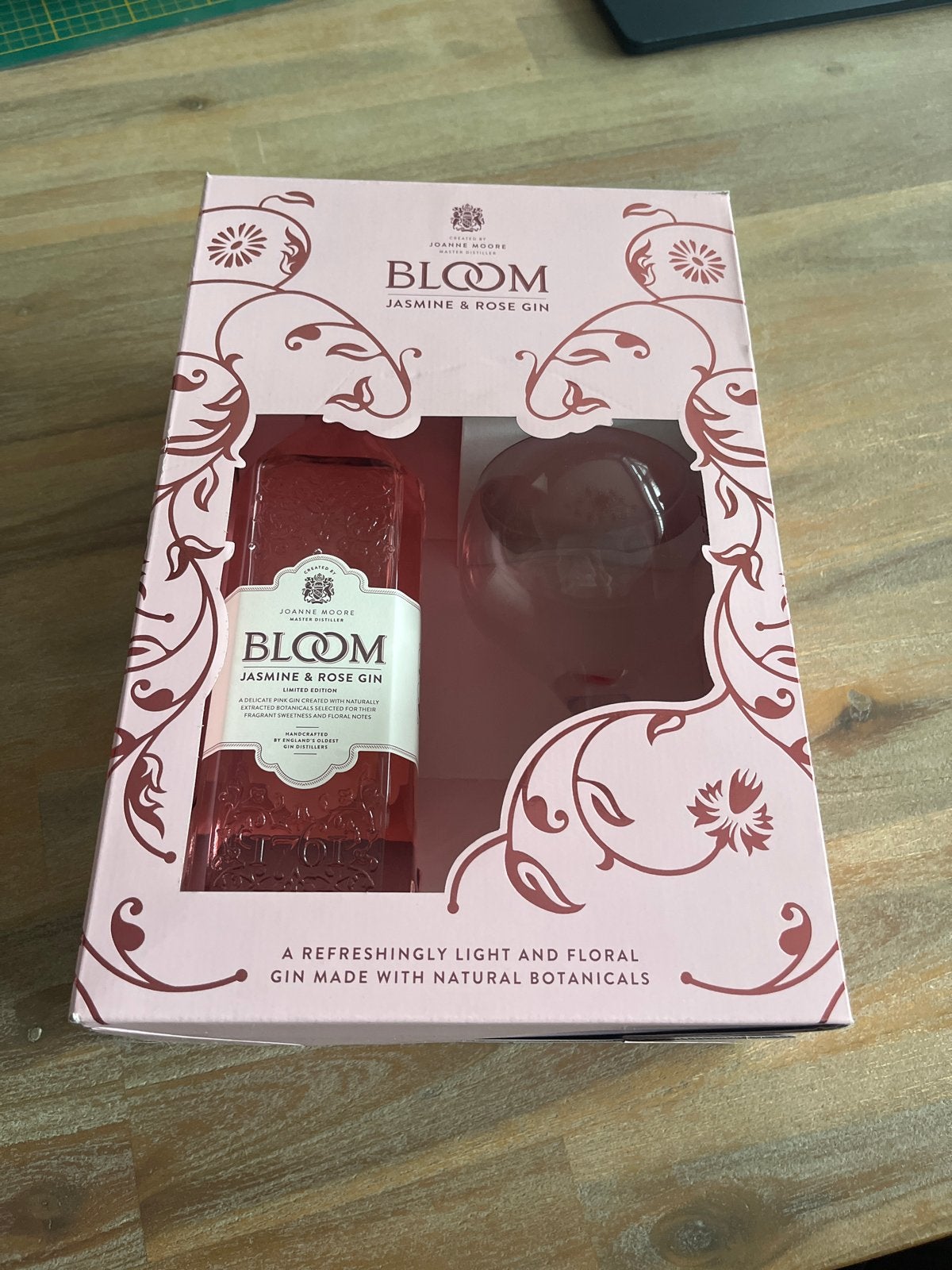 BLOOM Jasmijn & Roos Gin Geschenkset met Glas, Ophalen, Nieuw, Overige gebieden, Overige typen