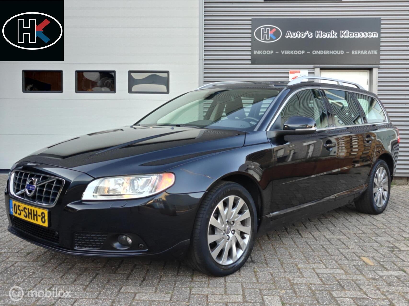 Volvo V70 1.6T4 180pk Lim. Edition Volleder PDCv+a aTrekhaak, Euro 5, 15 km/l, Zwart, 4 cilinders