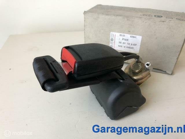 Veiligheidsgordel compleet VW Passat ‘96-‘00 zwart 3B0857740, Gebruikt, Volkswagen, Ophalen of Verzenden, Volkswagen