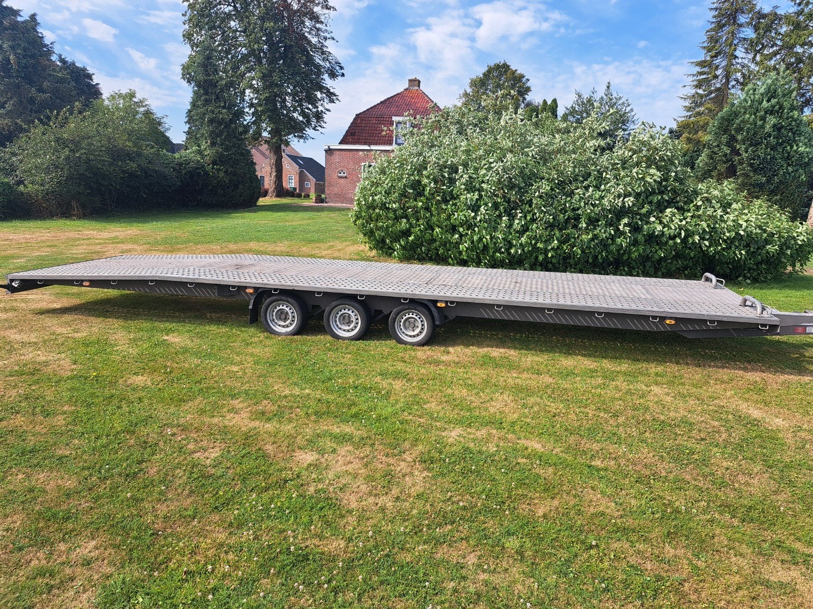 mooie 3 asser 3500kg van 2024., Auto diversen, Aanhangers en Bagagewagens, Ophalen, Gebruikt