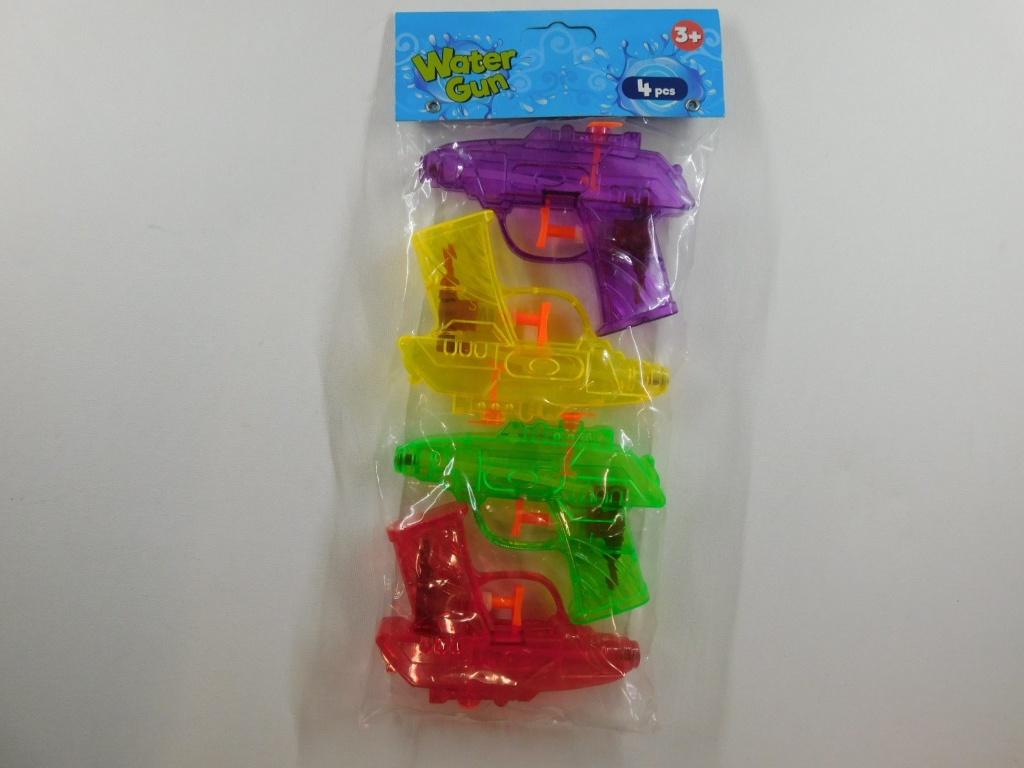 Set Van 4 Plastic Waterpistolen Multi Color, Nieuw, Ophalen of Verzenden, Tel. 0228 - 565 080, Perenmarkt 15  ⠀ ⠀1681 PG ⠀ZWAAGDIJK-OOST  ⠀ ⠀Nederland