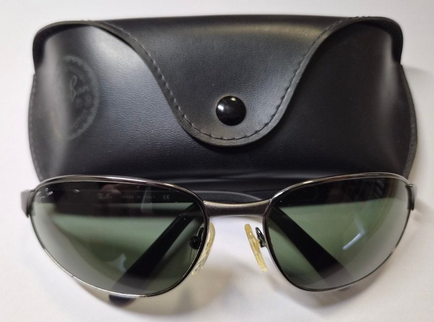 Ray-Ban zonnebril W3161 Vintage '80/'90. € 75,00, Zonnebril, Zwart, Ophalen of Verzenden, Zo goed als nieuw