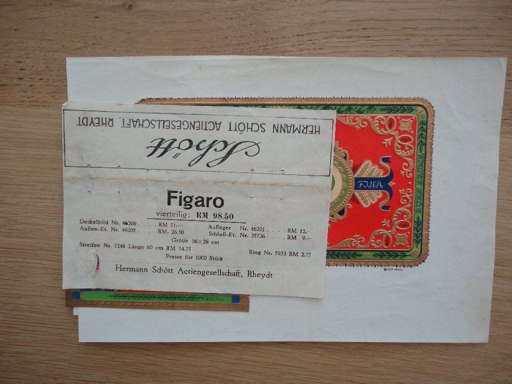 sigarenbandjes e17= 4 foto s, Ophalen of Verzenden, Sigarenbandjes