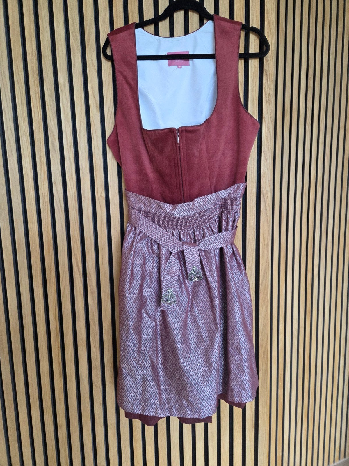 Dirndl kruger roodbruin maat 46, Maat 46/48 (XL) of groter, Ophalen of Verzenden, Kruger, Overige thema's