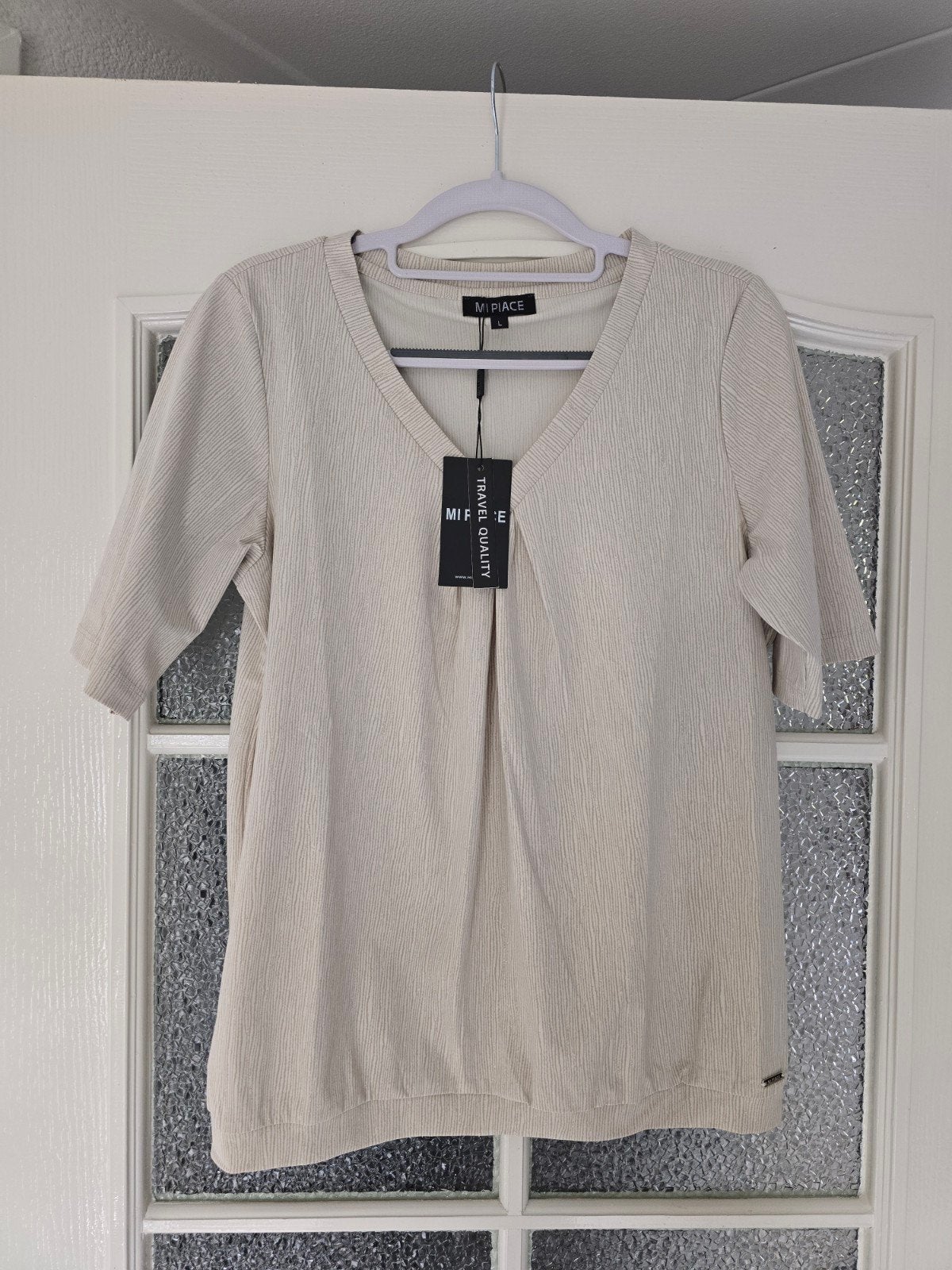 nieuw shirt mi piace kit print L travel, Kleding | Dames, Ophalen of Verzenden, Nieuw, Korte mouw