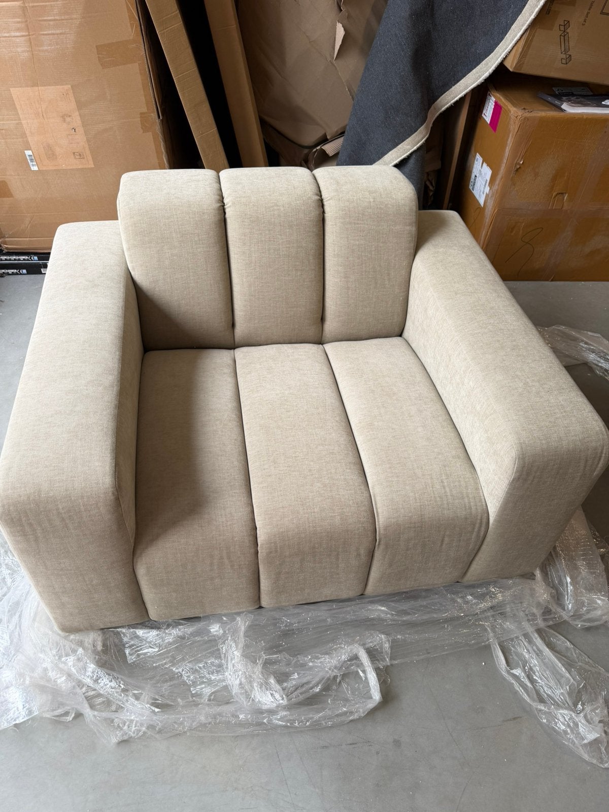 Riviera Maison Dazzle Fauteuil, Ophalen, Zo goed als nieuw, 75 tot 100 cm