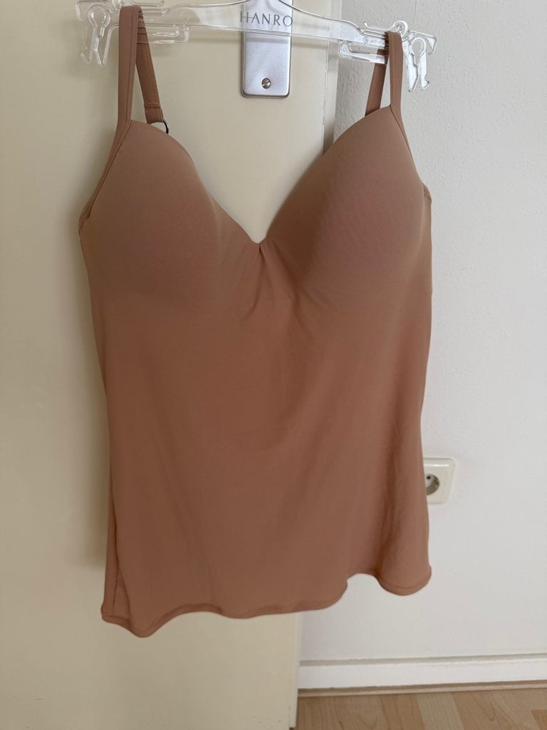 Hanro - Allure top huidskleur maat 85C, Kleding | Dames, Hanro, Ophalen of Verzenden, Beige, BH