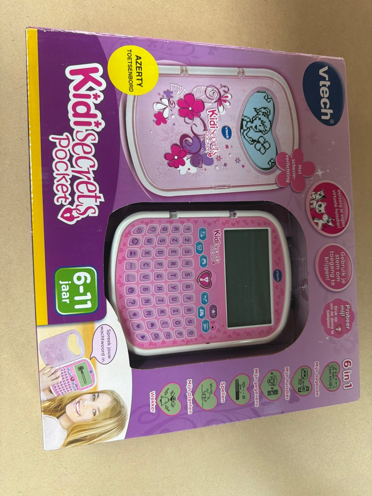 VTech KidiSecrets Pocket - Roze Elektronisch Dagboek, Ophalen of Verzenden, Zo goed als nieuw, 6 jaar of ouder