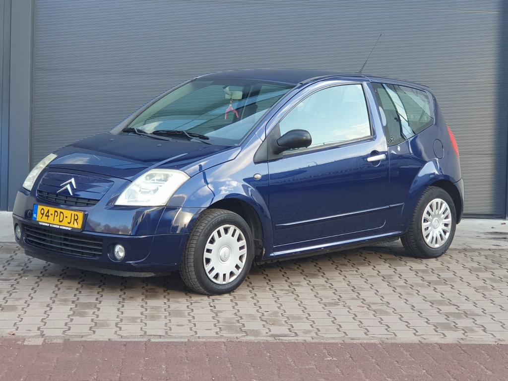 Citroën C2 1.4 I 2004 Airco Cruise nwe apk bij aflevering, Voorwielaandrijving, 4 cilinders, Origineel Nederlands, Handgeschakeld